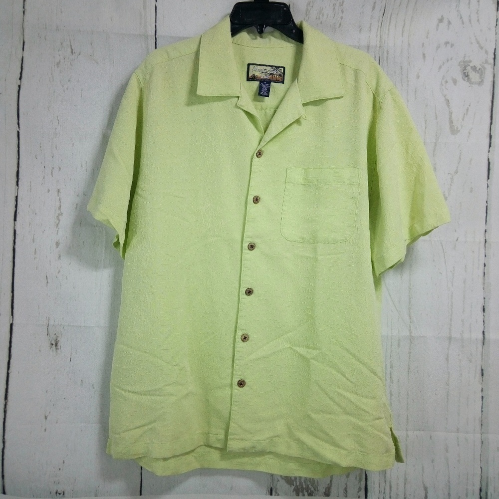 Havana Jack's Cafe Hawaiian Dress Shirt Size M
